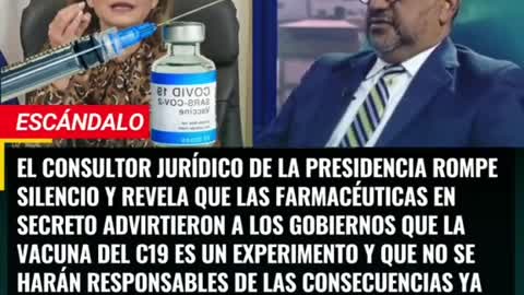 CORRECTO DECIR SUSTANCIAS EXPERIMENTALES A LAS MAL LLAMADAS VACUNAS