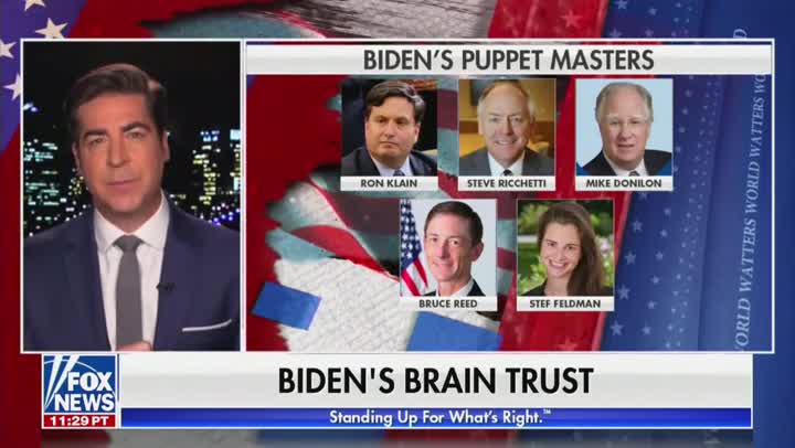 WATCH: Jesse Watters Mocks Biden, Lists His Five 'Puppet Masters'