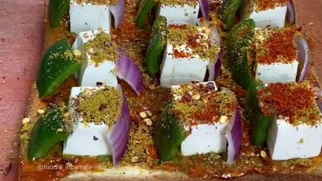 Tastiest paneer tikka sandwich in town| Indian street food|#viralvideos