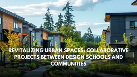 Revitalizing Urban Spaces: Collaborative Projects Between Design Schools and Communities