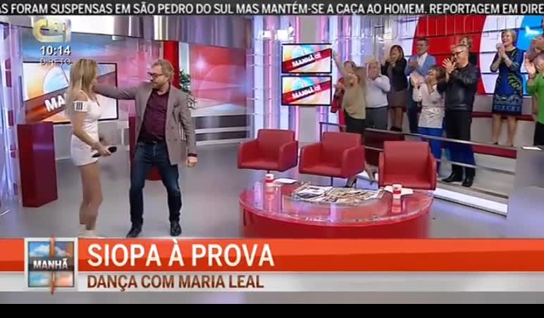 Maria Leal dá «show» na CMTV com o Duarte Siopa