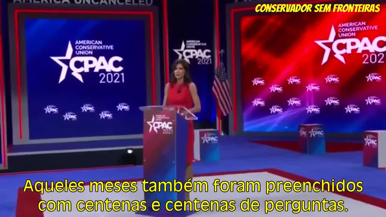 Discurso da Governadora da Dakota do Sul - EUA no CPAC 2021 - Parte 3