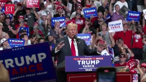 Trump mocks Democrats in campaign rally; calls Kamala Harris 'crazy', not more than Pelosi 🤣