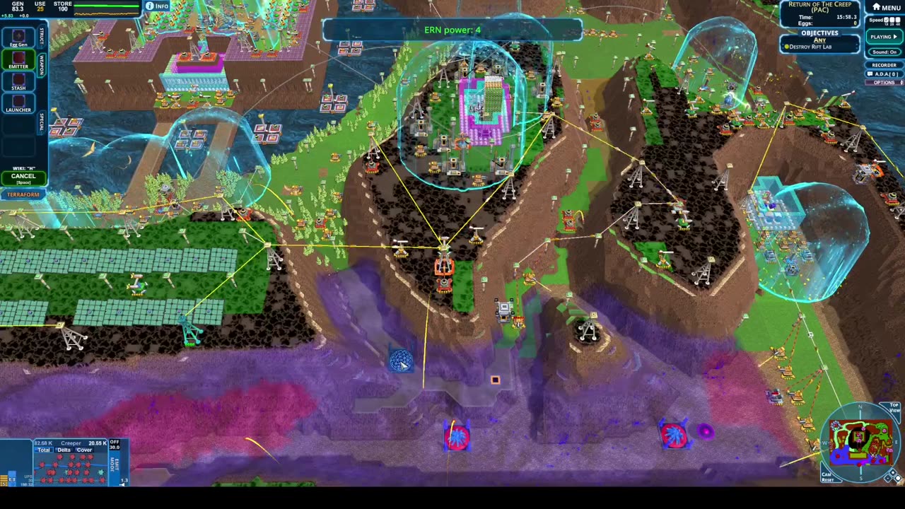 Creeper world 4 return of the creep map 1
