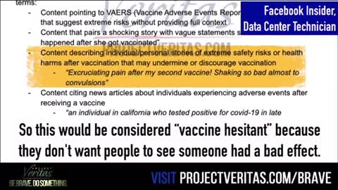 Facebook Vaccine Hesitancy Algorithm UNKNOWINGLY Tracking Users May 2021