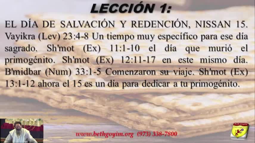 BGMCTV MESSIANIC LESSON HB002 HAG MATZAH 01 2022