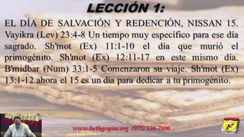 BGMCTV MESSIANIC LESSON HB002 HAG MATZAH 01 2022