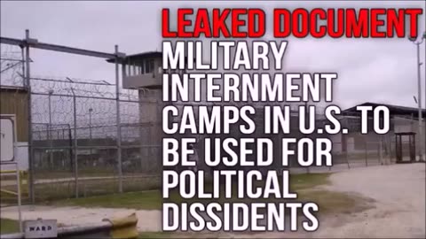 FEMA Camps Coming for you!