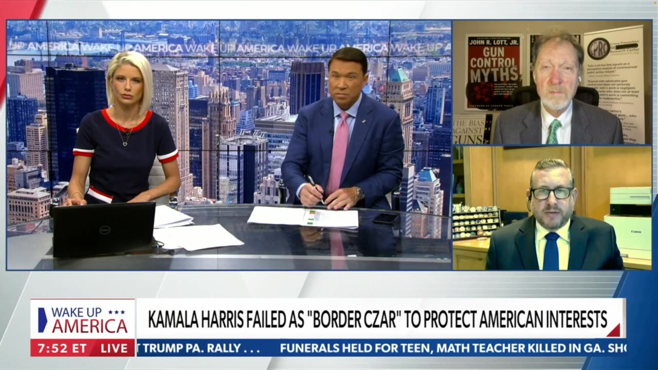 On NewsMax’s Wake Up America Weekend: To Discuss Border Security Failures