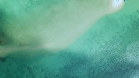 Beautiful clear water of a beach