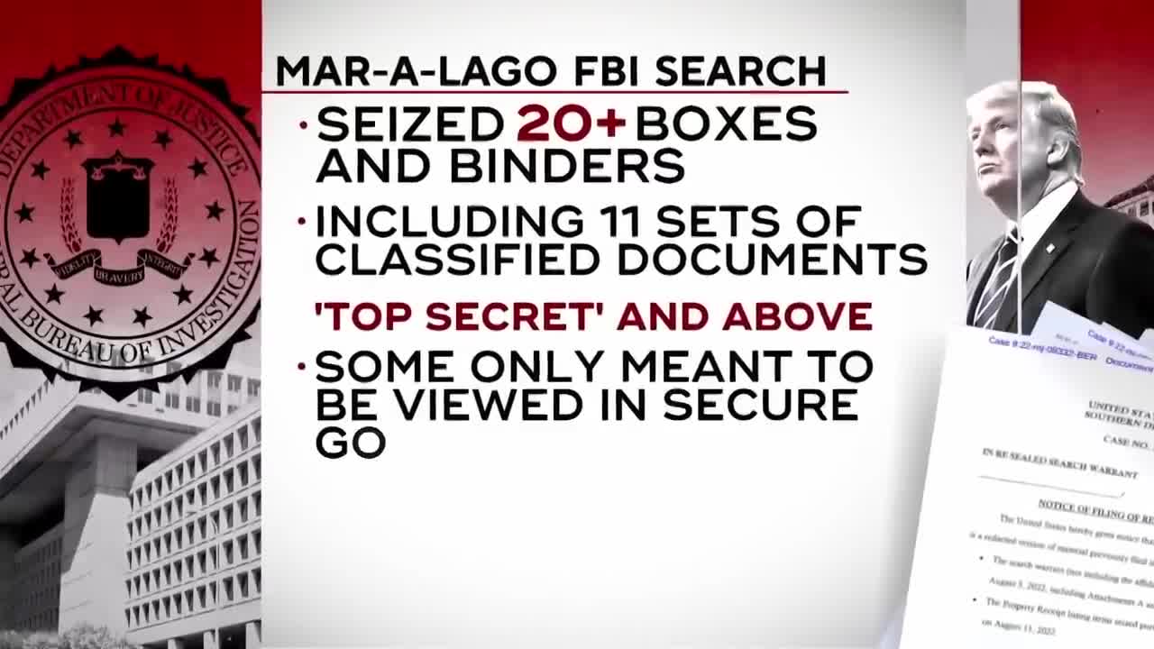 New details emerging about classified documents seized at Mar-A-Lago by FBI