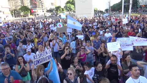 Marcha en contra del pase sanitario en Argentina: 8 de enero de 2022 ( 3 )