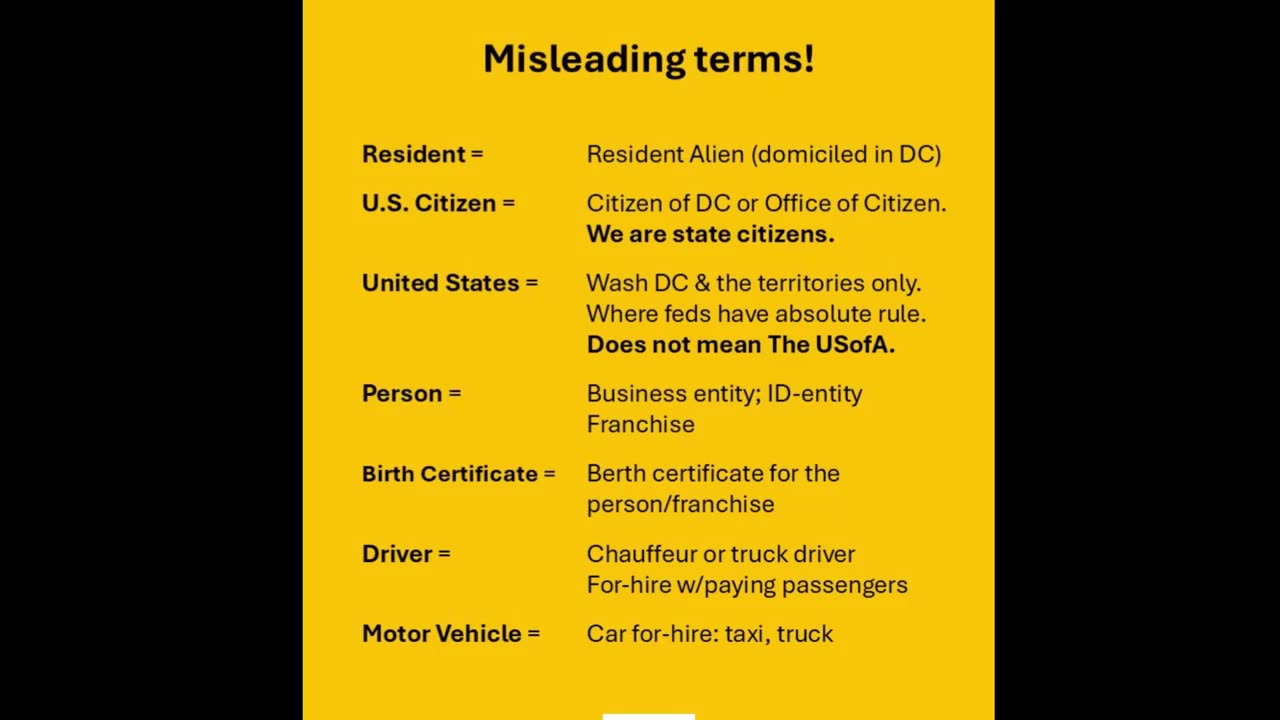 Misleading Terms That Fraudulently Place State Citizens Under Jurisdiction of DC