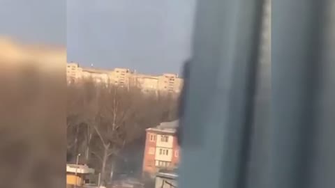 Russian air forces flying low over makiivka,Ukraine