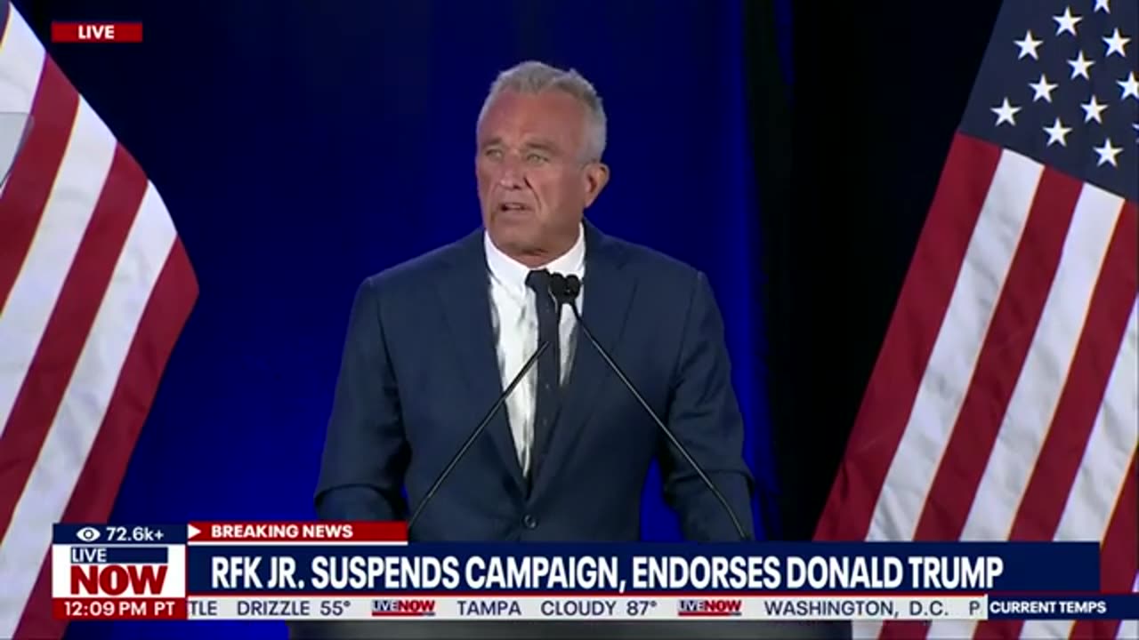 WATCH: RFK Jr. endorses Trump and suspends campaign