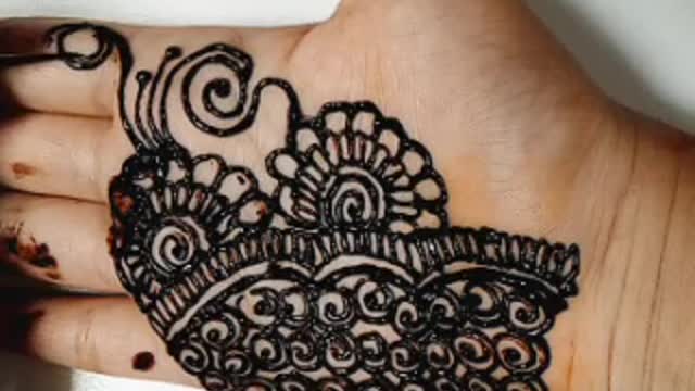 New latest mehndi design heena || front hand mehndi design || easy and simple