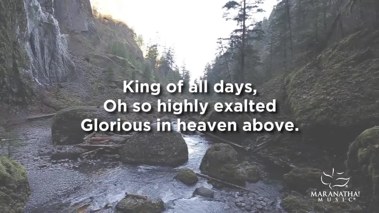 Here I Am To Worship - Maranatha! Music (Lyric Video)