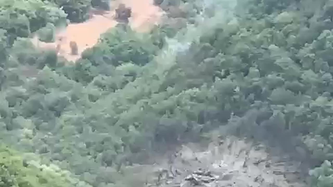 WATCH: Wadi Zebkin in Lebanon after the IDF attacked the hidden rocket