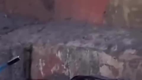GA💔ZA : A child on his bike takes his last breath after being hit by a bomb