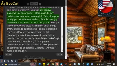 24 września 2022 ❌„ Lunatycy ” prowadzący świat do wojny Kochają planetę i nienawidzą ludzkości❌