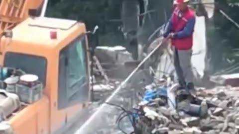 Amazing Fastest Construction Demolition Skill
