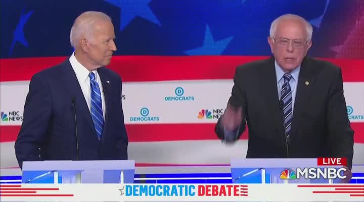 Sanders calls Trump a racist during Dem debate