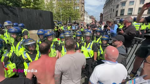 Immigrant n Police Assaulted in Manchester UK. Looting Voilence Save Our Kids We Want Our Country Back