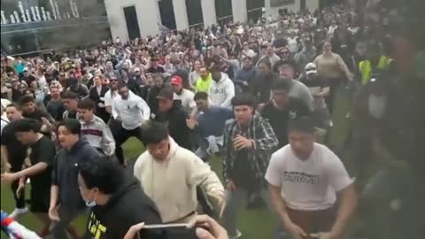 demonstrators have marched on the New Zealand parliament to protest against #COVID19 restrictions