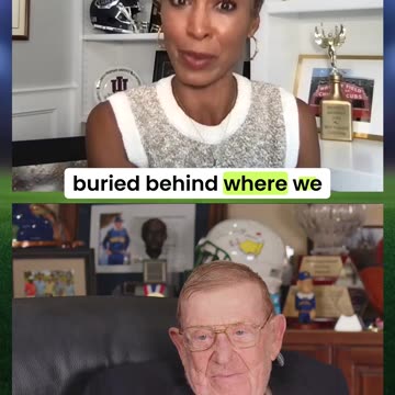 Lou Holtz Podcast Sage Steele Father Daughter Moment #shorts