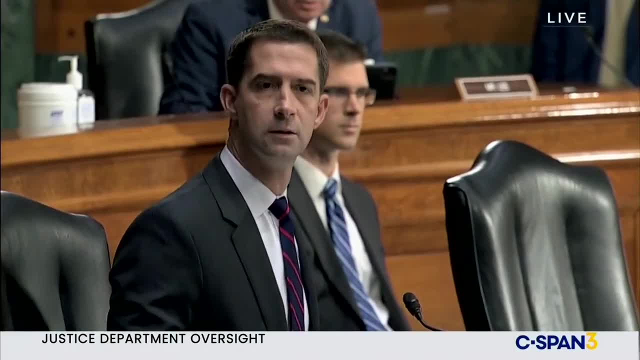 Sen. Cotton to Merrick Garland: Resign in Disgrace