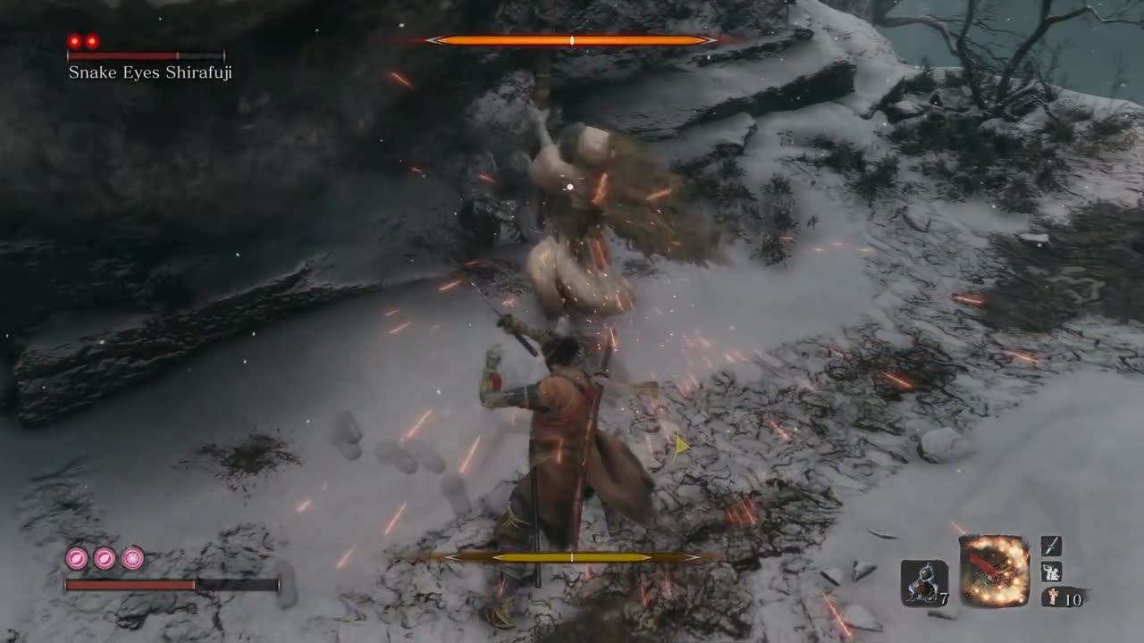 Sekiro Shadows Die Twice ,Sekiro Snake Eyes Shirafuji Boss Fight