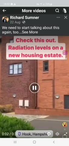 e.m.f radiation of the scale in new builds housing, uk