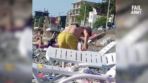 Man Can't Find Phone On His Back- Top Fails of the Year -FailArmy