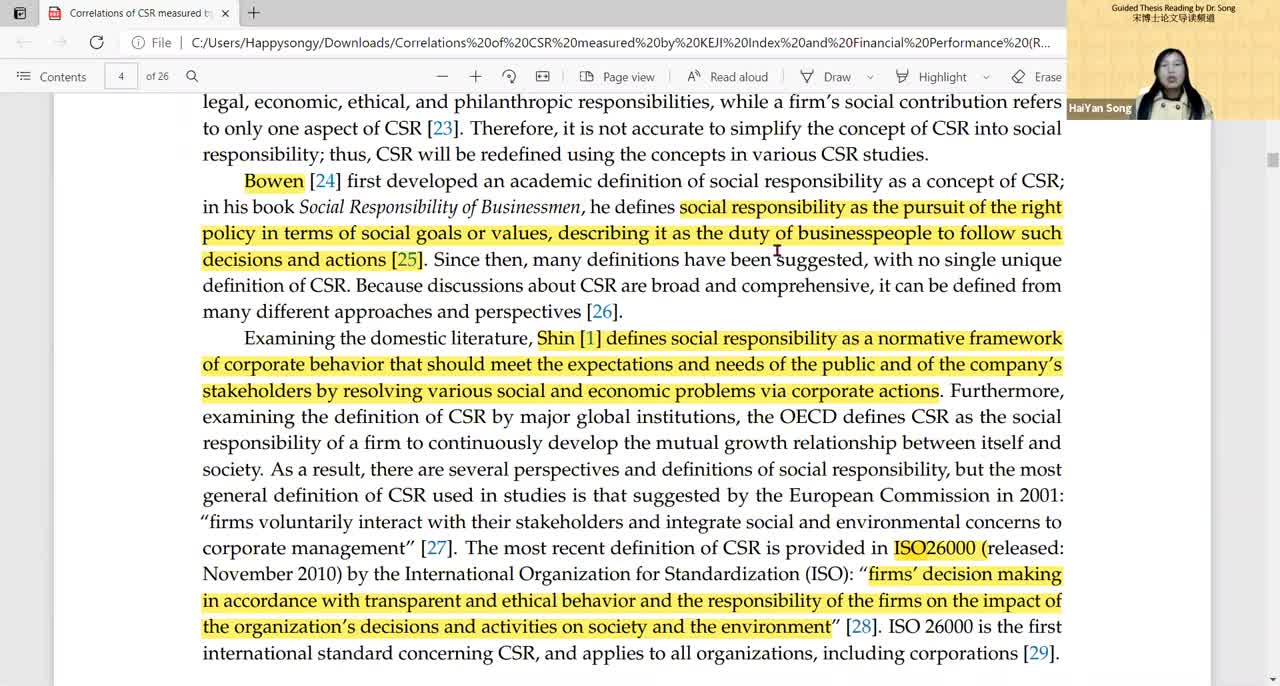 Guided Thesis Reading CSR and Financial Performance Part 1