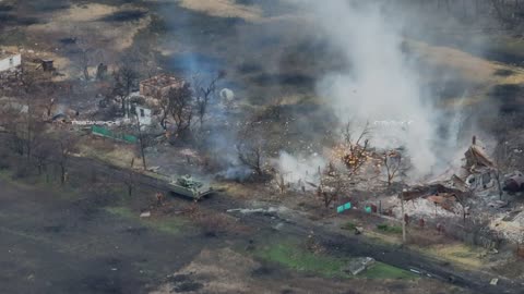 Ukrainian Bradley IFV Destroyed West of Stepove on the Northern Flank of Avdiivka