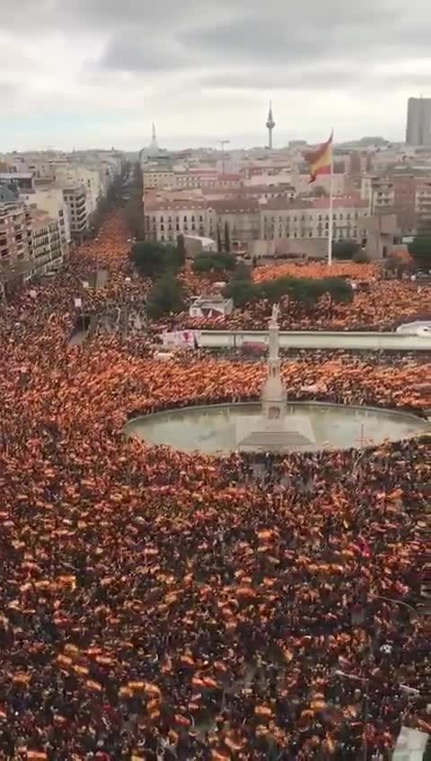 MADRIDAS ISPANIJA ŽMONĖS PRIEŠ CORONA AFERA 21.02.20