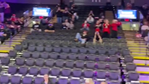 Trump takes the stage in Pennsylvania with a massive amount of empty seats