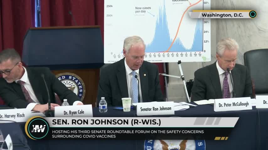 Second Opinion court held 12-7-22 Senator Ron Johnson and many doctors talk about C vaccine dangers