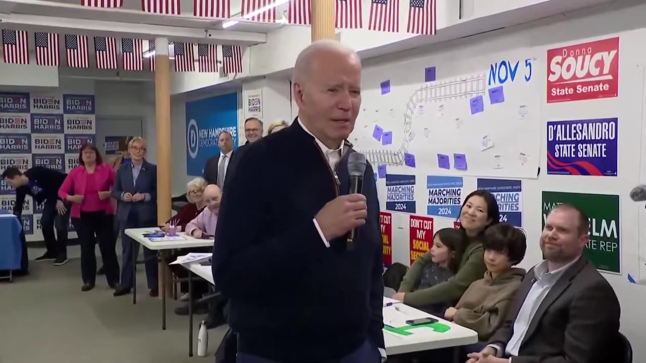 Biden attacks the press: "I know the press is here and they don't like me a lot more than Trump