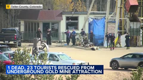 1 dead, 23 rescued from Cripple Creek mine tourist attraction, including 12 trapped 1K feet down