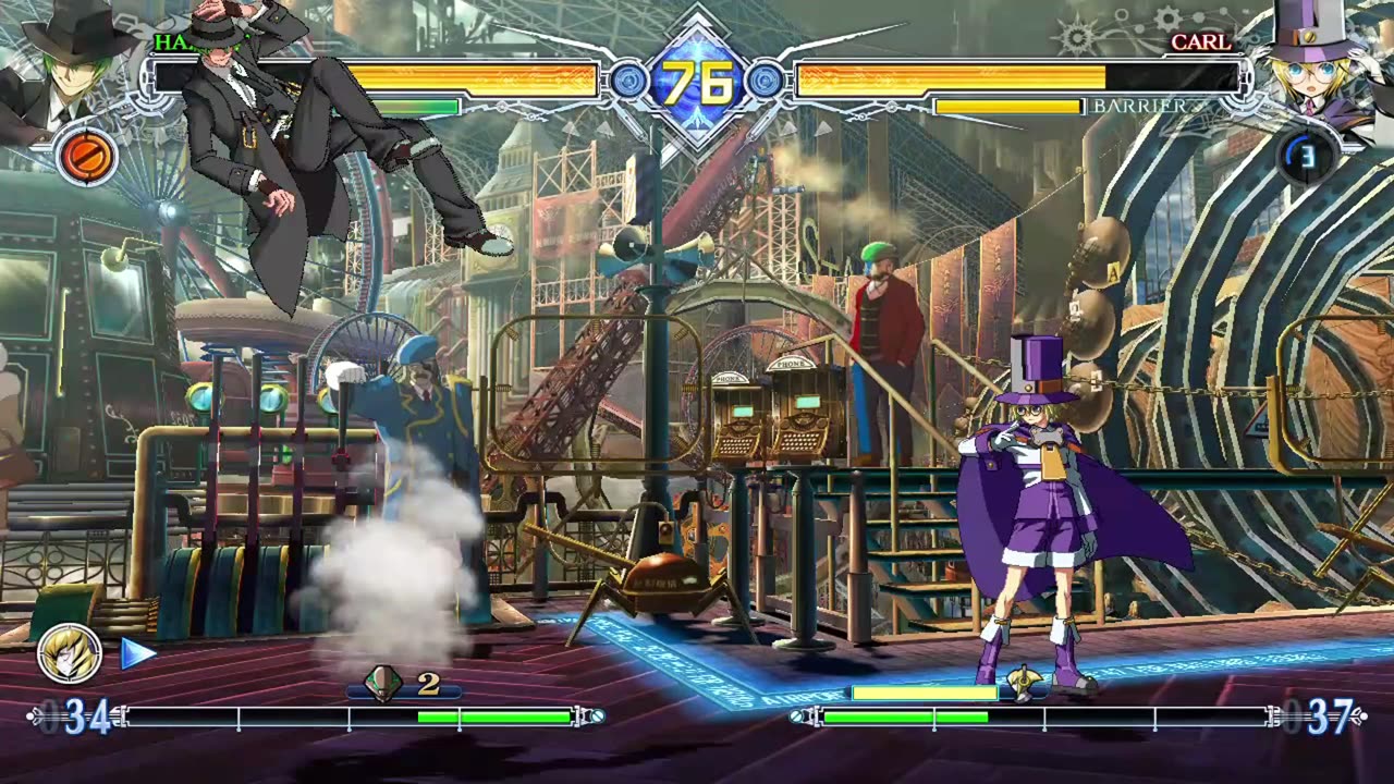 Hazama vs Carl