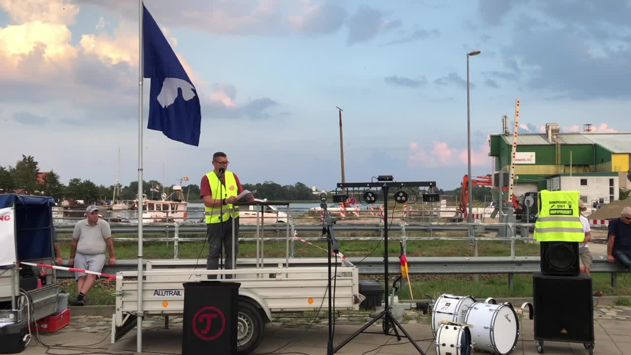 Wolgast - Redebeitrag von Andre 16-08-2022