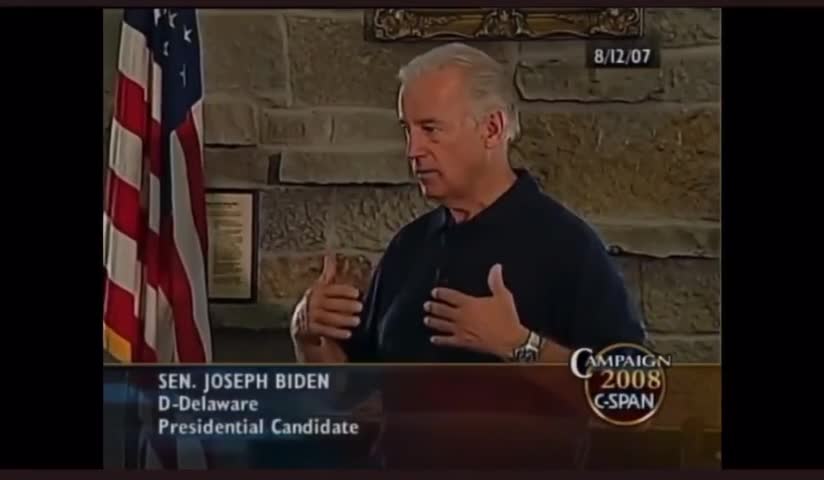FLASHBACK: 2007 Biden Says If We Leave US Weapons In Afghanistan, They'll Be Used Against Us