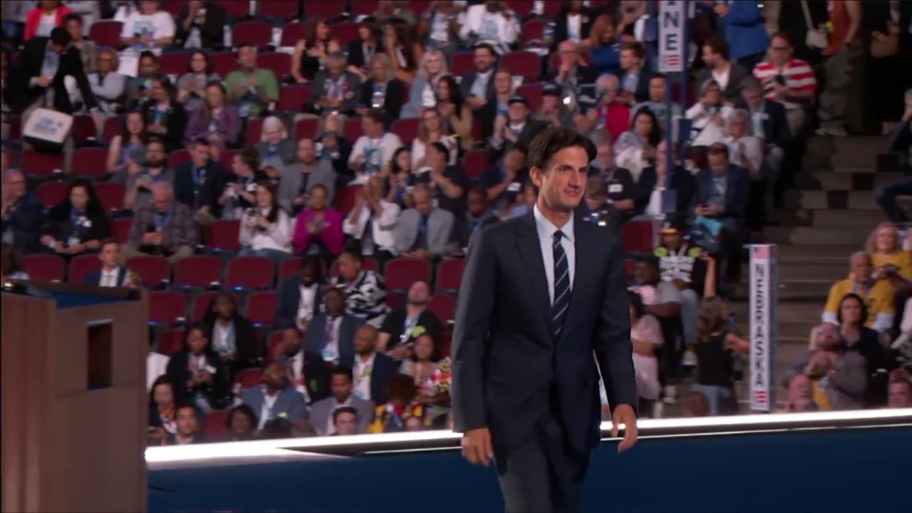 Frmr. President John F Kennedy's Grandson Speaks at DNC (Day 2)