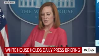 RUDE Jen Psaki Stops Reporter Mid Question Before Leaving