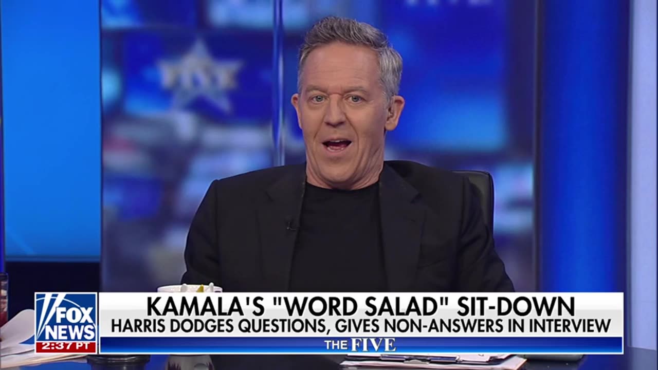 Gutfeld: Kamala Harris served up another plate of ‘word spaghetti’!!!