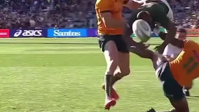 no one was injured and it is all part of the sport