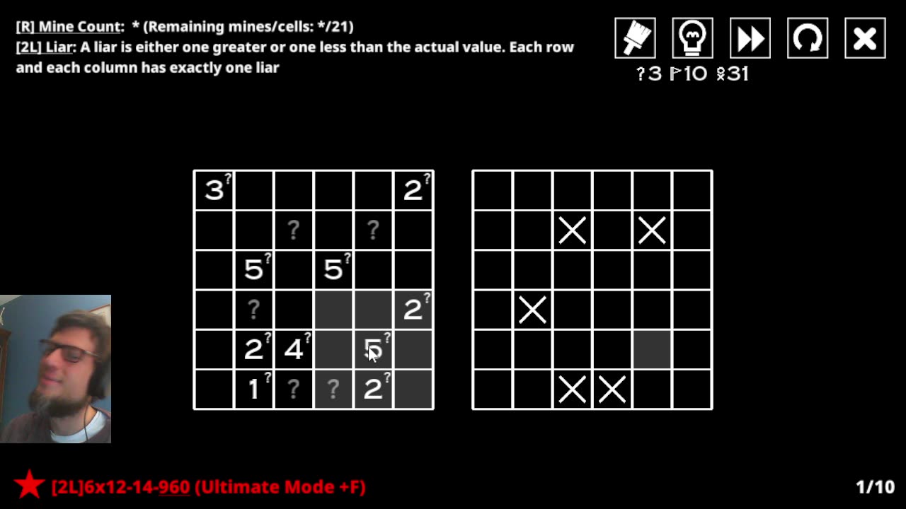 14 Minesweeper Variants 2 Episode 11 - Triplet and Liar