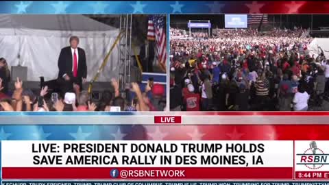 President Trump Entering the Rally - SO GLAD TO BE ALIVE TO WATCH THIS MAN