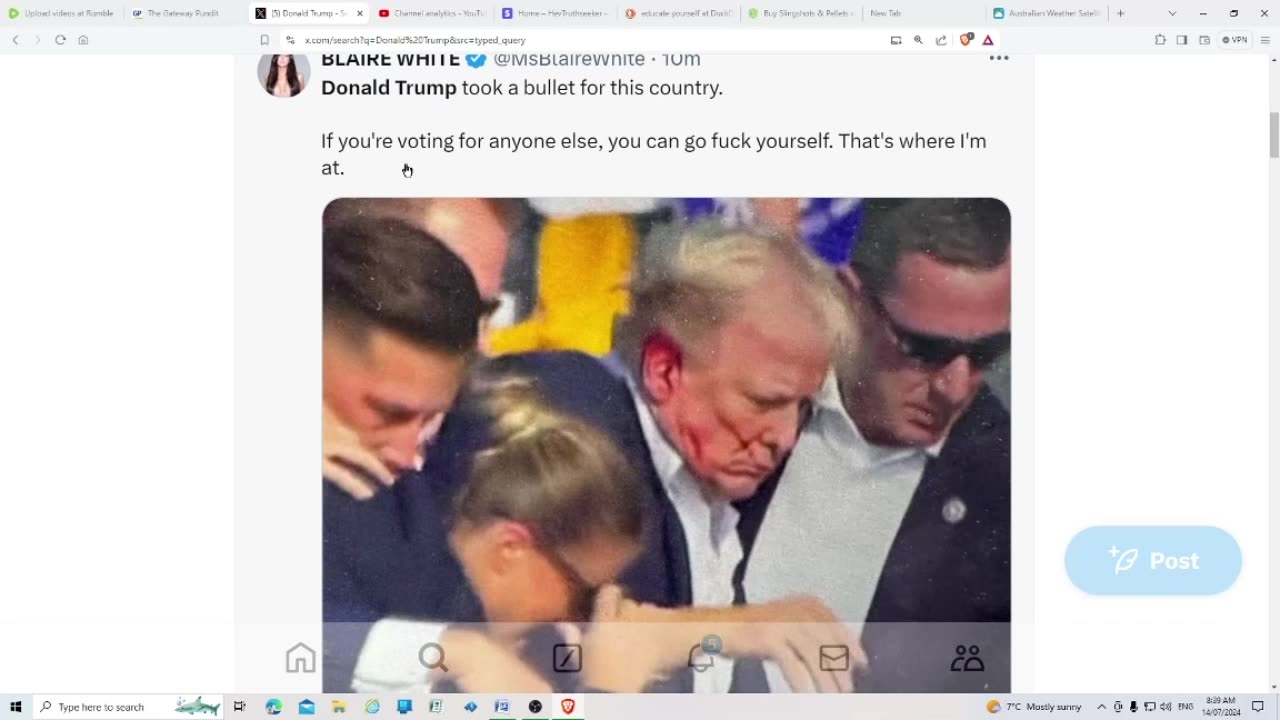 Trump Shot, At Rally